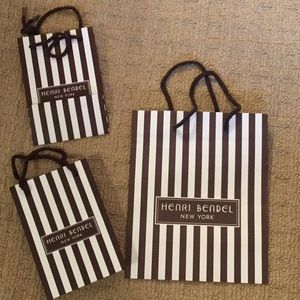 Henri Bendel bags.